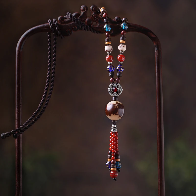 Original Ethnic Style Necklace Decoration Bodhi onyx Jewelry Vintage Accessories Long Sweater Chain Women
Original Ethnic Style Necklace Decoration Bodhi onyx Jewelry Vintage Accessories Long Sweater Chain Women