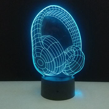 3D Headset Nightlight LED DJ Headphone Studio Music Monitor Headset Lamp Home Bedroom Decoration Touch Sleeping Night Light
3D Headset Nightlight LED DJ Headphone Studio Music Monitor Headset Lamp Home Bedroom Decoration Touch Sleeping Night Light