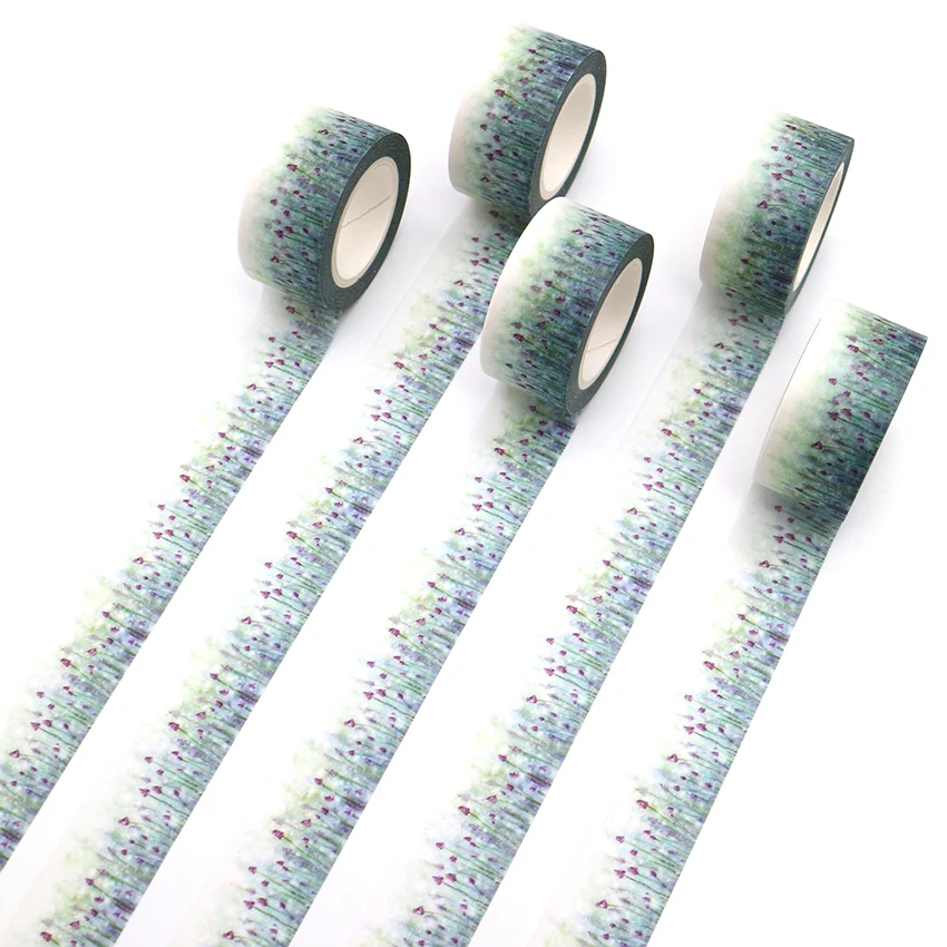 1 PCS Lavender Flower Washi Paper Masking Tapes Scrapbooking DIY Stickers Crafts Gift Wrapping Sticker Decorative Adhesive Tape
1 PCS Lavender Flower Washi Paper Masking Tapes Scrapbooking DIY Stickers Crafts Gift Wrapping Sticker Decorative Adhesive Tape