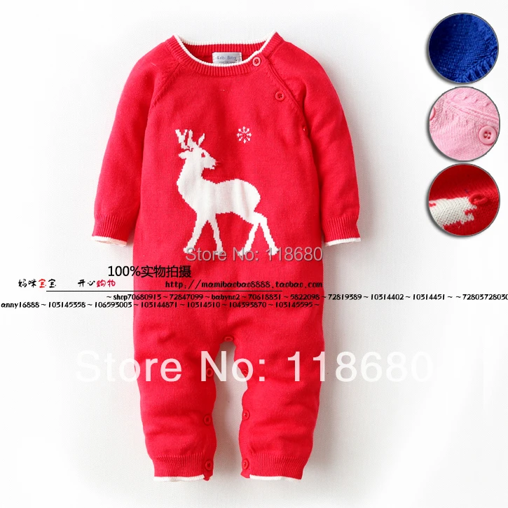 new 2016 spring autumn baby rompers newborn Baby clothes infant knitted sweater jumpsuit baby boys deerlet coverall pullover
new 2016 spring autumn baby rompers newborn Baby clothes infant knitted sweater jumpsuit baby boys deerlet coverall pullover