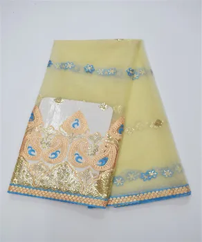 French Net Lace Fabric 2016 Latest african guipure lace fabric with embroidery mesh tulle fabric yellow 16.80
French Net Lace Fabric 2016 Latest african guipure lace fabric with embroidery mesh tulle fabric yellow 16.80