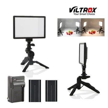 Viltrox 2x L116T Video Studio Camera LED Light LCD Bi-Color Dimmable + 2x Folding Handheld Tripod Stand + 2x battery charger
Viltrox 2x L116T Video Studio Camera LED Light LCD Bi-Color Dimmable + 2x Folding Handheld Tripod Stand + 2x battery charger