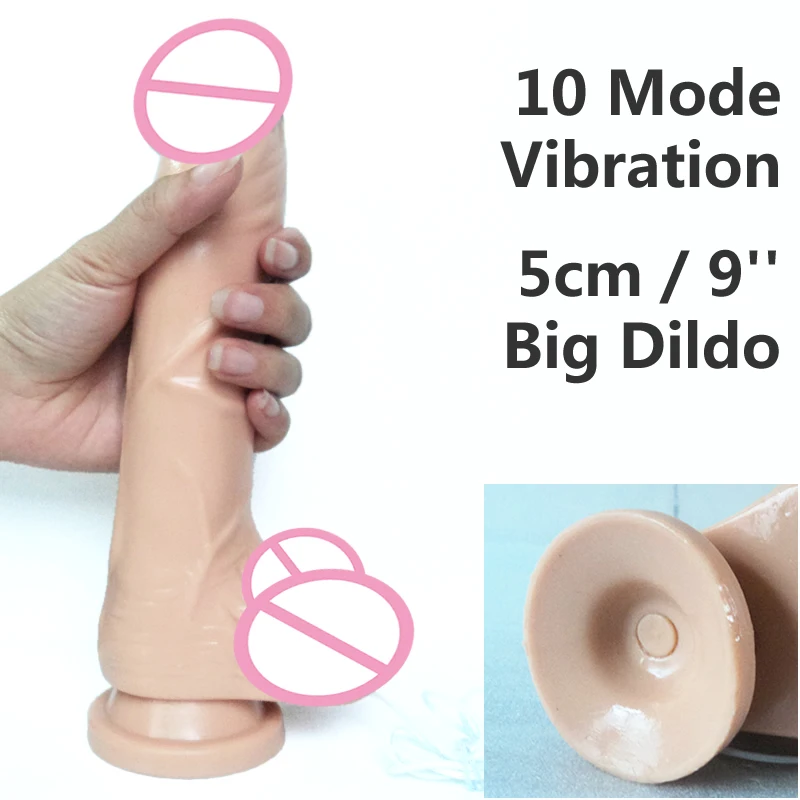 Реалистичный фаллоимитатор на Присоске с Вибрацией Ultra Realistic Vibrating Cock