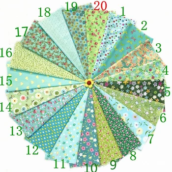 mixed 20design green flower Printed Cotton Fabric for Handmade Sewing Material Patchwork Curtain Needlework DIY craft 20*30cm
mixed 20design green flower Printed Cotton Fabric for Handmade Sewing Material Patchwork Curtain Needlework DIY craft 20*30cm