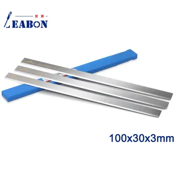 LEABON 100x30x3mm Planer Blade for Wood Cutting with Material of HSS W4% High Speed Cutter (A01003026)
LEABON 100x30x3mm Planer Blade for Wood Cutting with Material of HSS W4% High Speed Cutter (A01003026)