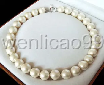 Rare 12mm CREAM WHITE Genuine South Sea Shell Pearl Necklace Heart Clasp 18'' AA
Rare 12mm CREAM WHITE Genuine South Sea Shell Pearl Necklace Heart Clasp 18'' AA