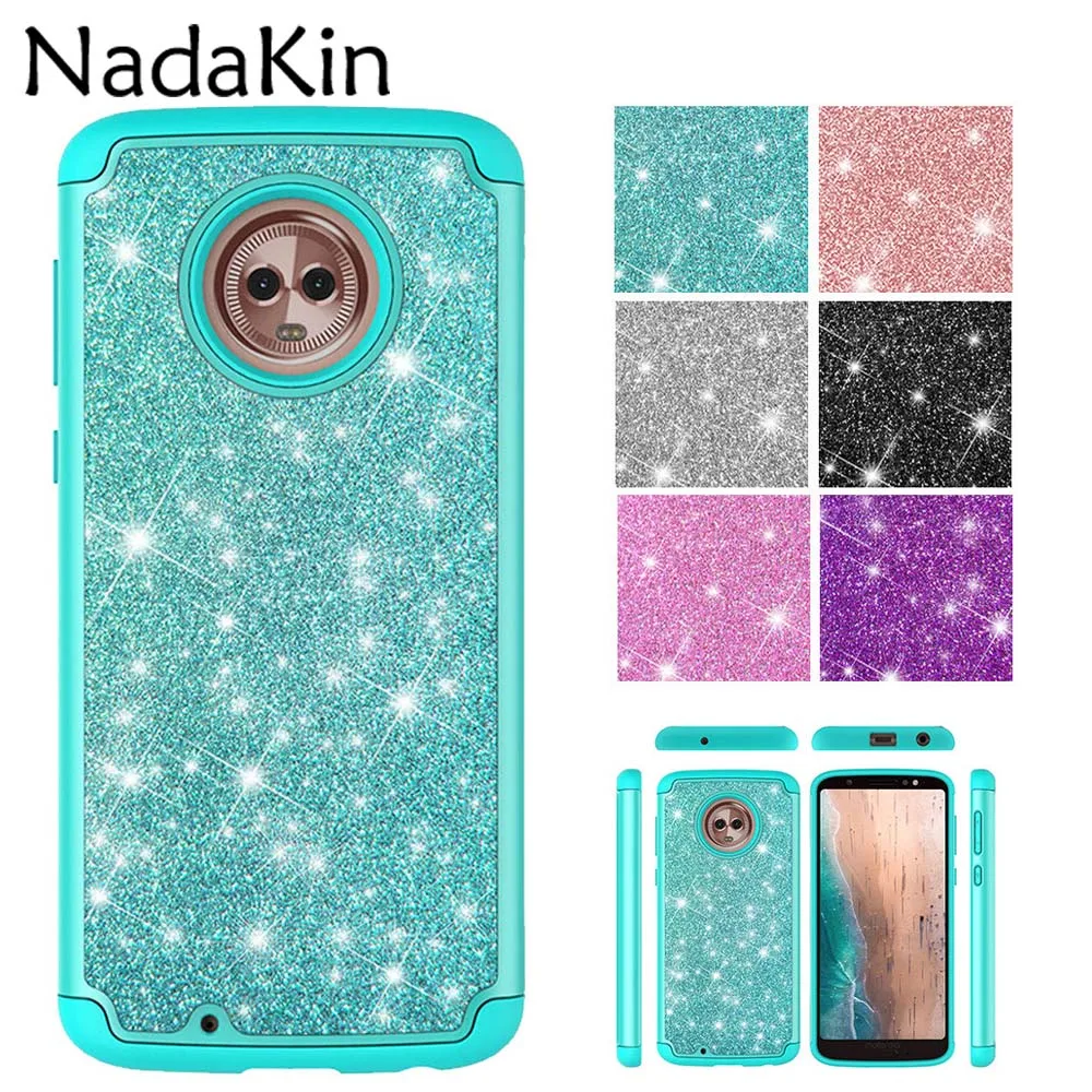 Glitter Shockproof 2 in 1 Case for Motorola Moto E4 USA Version E5 G6 Play Hybrid Flicker PC Silicone Bling Phone Cover Shell
Glitter Shockproof 2 in 1 Case for Motorola Moto E4 USA Version E5 G6 Play Hybrid Flicker PC Silicone Bling Phone Cover Shell