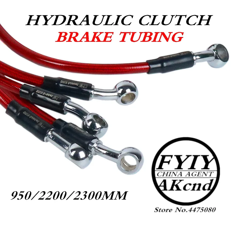 Motorcycle 950/2200/2300mmBraided Steel Hydraulic Reinforced Brake Clutch Radiator Oil Cooler Hose Line Pipe Tube 28Degree banjo
Motorcycle 950/2200/2300mmBraided Steel Hydraulic Reinforced Brake Clutch Radiator Oil Cooler Hose Line Pipe Tube 28Degree banjo