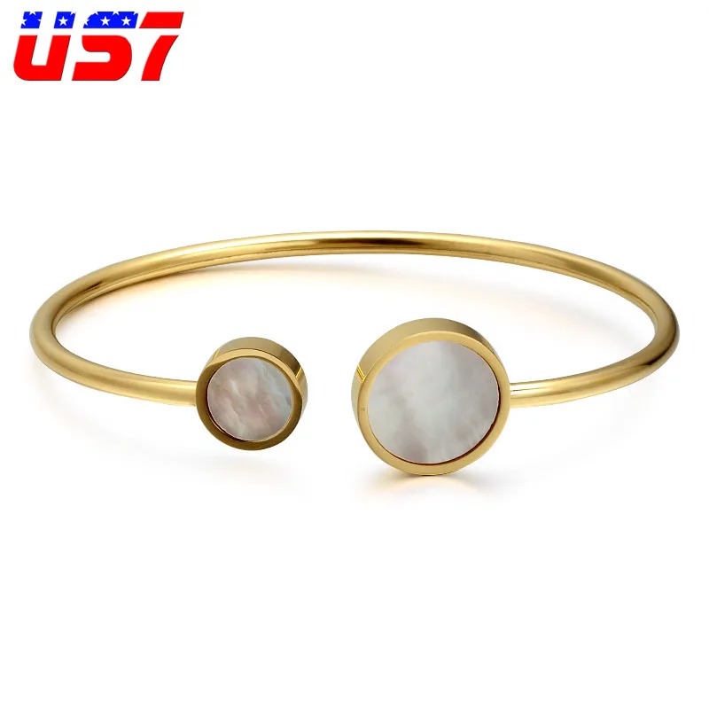 US7 Gold Stainless Steel Female Cuff Cubic Zirconia Bracelets & Bangles Open Nails RSV Bracelets for Ladies Jewelry Gift
US7 Gold Stainless Steel Female Cuff Cubic Zirconia Bracelets & Bangles Open Nails RSV Bracelets for Ladies Jewelry Gift
