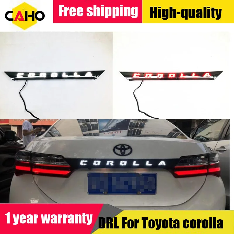 Rear Bumper trunk Tail Light For Toyota corolla 2014 - 2018 LED Taillight Reflector Brake Lamp Warning Signal Driving Fog Lamp
Rear Bumper trunk Tail Light For Toyota corolla 2014 - 2018 LED Taillight Reflector Brake Lamp Warning Signal Driving Fog Lamp