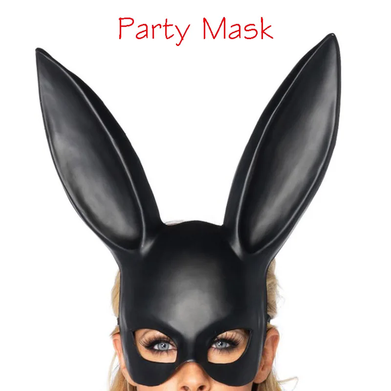 Sexy Bunny Mask Halloween Masquerade Dress Up Mask Hot Sale Long Rabbit Ear Masks Black White Upper Half Face Ball Party Masks
Sexy Bunny Mask Halloween Masquerade Dress Up Mask Hot Sale Long Rabbit Ear Masks Black White Upper Half Face Ball Party Masks