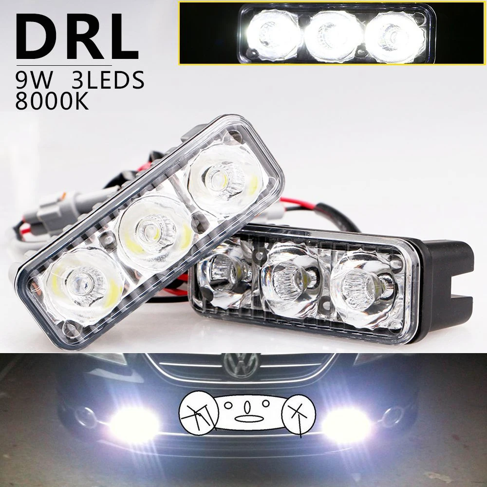 2pcs High Power Aluminum 6 Led 9W Universal Car Light Source Waterproof DC 12V DRL Daytime Running Light Auto Vehicle Fog Lamp
2pcs High Power Aluminum 6 Led 9W Universal Car Light Source Waterproof DC 12V DRL Daytime Running Light Auto Vehicle Fog Lamp