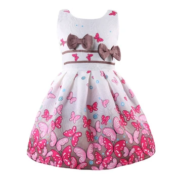 2018 Summer Girls Flower Dress Double Bow butterfly print Fashion Kids Princess Birthday Dress For Girls wedding Clothes
2018 Summer Girls Flower Dress Double Bow butterfly print Fashion Kids Princess Birthday Dress For Girls wedding Clothes