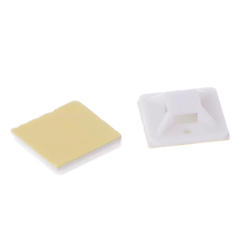 100 PCS Plastic Adhesive Rectangle Wire Tie Cable Clip Clamp Mount 20X 20mm Drop Ship Support
100 PCS Plastic Adhesive Rectangle Wire Tie Cable Clip Clamp Mount 20X 20mm Drop Ship Support