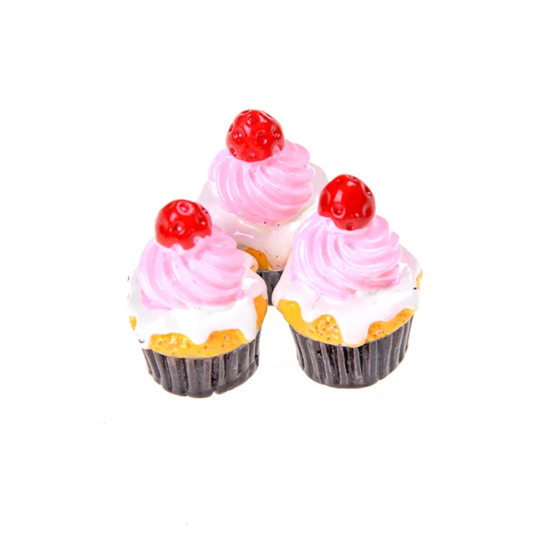 3Pcs Resin Strawberry Cakes Miniature Food Models Dollhouse Home Decoration Accessories 2cmx2cmx2.5cm
3Pcs Resin Strawberry Cakes Miniature Food Models Dollhouse Home Decoration Accessories 2cmx2cmx2.5cm