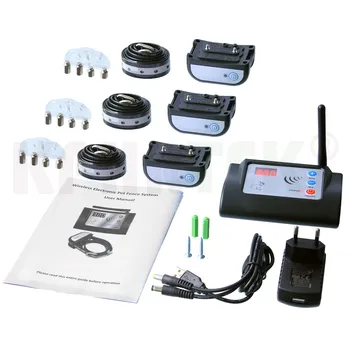 New 882c-3 Wireless Dog Fence Pet Train Collar Containment System Waterproof Rechargeable 3 Dogs 27g9
New 882c-3 Wireless Dog Fence Pet Train Collar Containment System Waterproof Rechargeable 3 Dogs 27g9