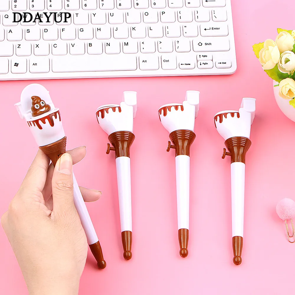 1Pcs Cute Ball Pen Stationery Creative Funny Cartoon Pushable Toilet Poop Shit Stool Ballpoint Pen 0.7mm Black Ink
1Pcs Cute Ball Pen Stationery Creative Funny Cartoon Pushable Toilet Poop Shit Stool Ballpoint Pen 0.7mm Black Ink