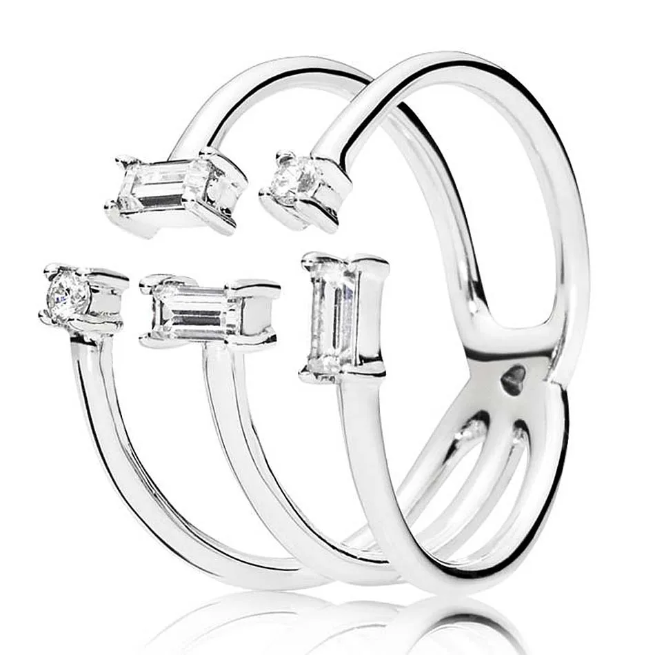 Authentic 925 Sterling Silver Ring Shards of Sparkle With Crystal Rings For Women Wedding Party Gift Fine Europe Jewelry
Authentic 925 Sterling Silver Ring Shards of Sparkle With Crystal Rings For Women Wedding Party Gift Fine Europe Jewelry