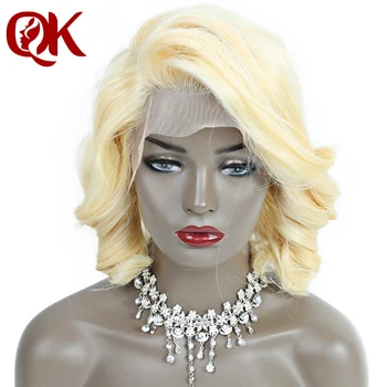 QueenKing hair Lace Front Wig 180% Platinum Blonde 613 Bob Wig Wavy Free Part Preplucked Brazilian Human Remy Hair 
QueenKing hair Lace Front Wig 180% Platinum Blonde 613 Bob Wig Wavy Free Part Preplucked Brazilian Human Remy Hair
