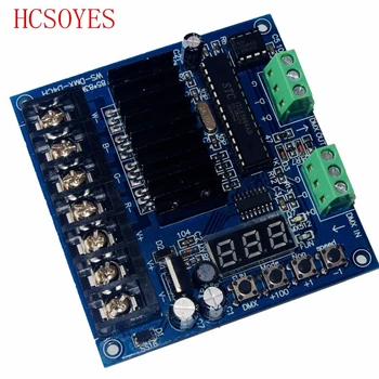 DC5V-24V 4CH Channel DMX512 console LED Decoder, Digital display RGB Controller, Dimmer, Drive For RGBW LED strip lamp
DC5V-24V 4CH Channel DMX512 console LED Decoder, Digital display RGB Controller, Dimmer, Drive For RGBW LED strip lamp