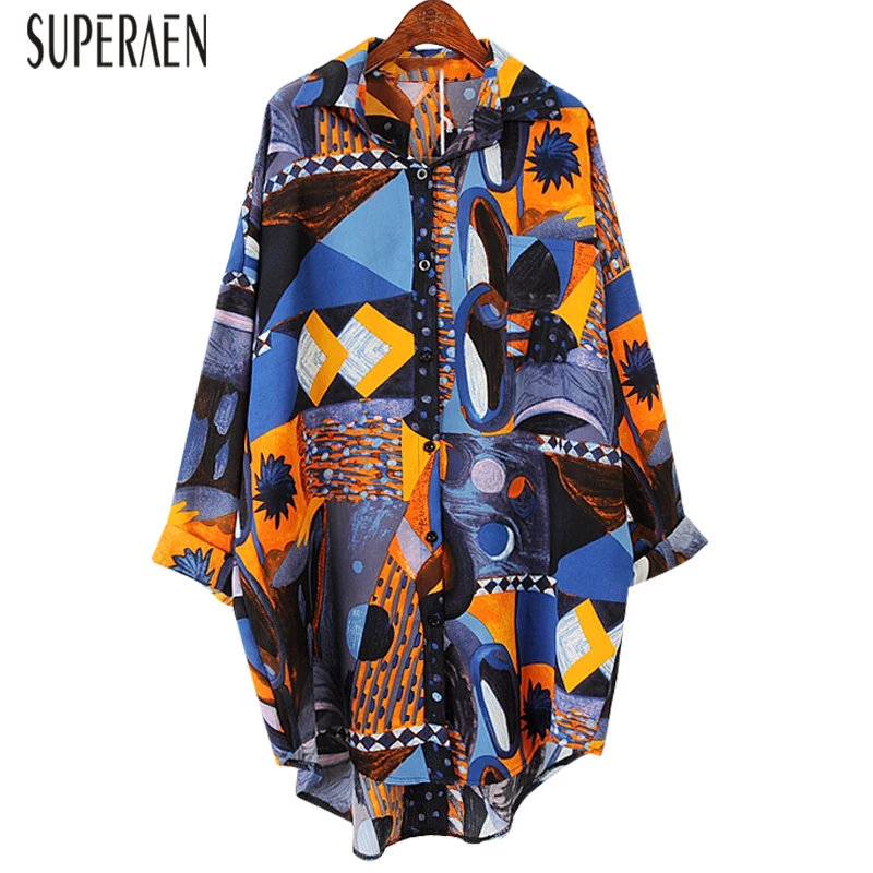 SuperAen Harajuku Wild Shirt Female 2018 Autumn New Loose Long-sleeved Women Blouses and Tops Casual Fashion Women Clothing
SuperAen Harajuku Wild Shirt Female 2018 Autumn New Loose Long-sleeved Women Blouses and Tops Casual Fashion Women Clothing