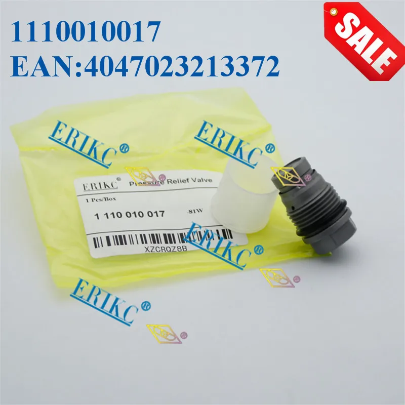 ERIKC High Pressure Relief Valve 1110010017 Fuel Common Rail Pressure Limiter 1 110 010 017 EAN: 4047023213372 for 0445214028
ERIKC High Pressure Relief Valve 1110010017 Fuel Common Rail Pressure Limiter 1 110 010 017 EAN: 4047023213372 for 0445214028