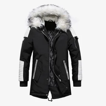 Winter Jacket Men New Fashion Brand Casual Warm Parka Men Large Fur Collor Thicken Man Patchwork Jackets Outwears EUROPE/US Size
Winter Jacket Men New Fashion Brand Casual Warm Parka Men Large Fur Collor Thicken Man Patchwork Jackets Outwears EUROPE/US Size