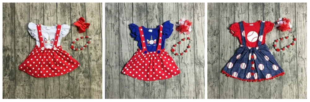 baseball baby girls children clothes SUSPENDER SKIRT SET unicorn boutique ruffles cotton milk silk knee length match accessories
baseball baby girls children clothes SUSPENDER SKIRT SET unicorn boutique ruffles cotton milk silk knee length match accessories