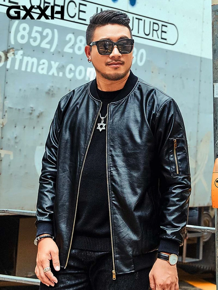 GXXH Leather Jacket Men Coats 5XL 6XL 7XL Brand High Quality PU Outerwear Men Business Spring Autumn Winter Faux Fur Male Jacket
GXXH Leather Jacket Men Coats 5XL 6XL 7XL Brand High Quality PU Outerwear Men Business Spring Autumn Winter Faux Fur Male Jacket