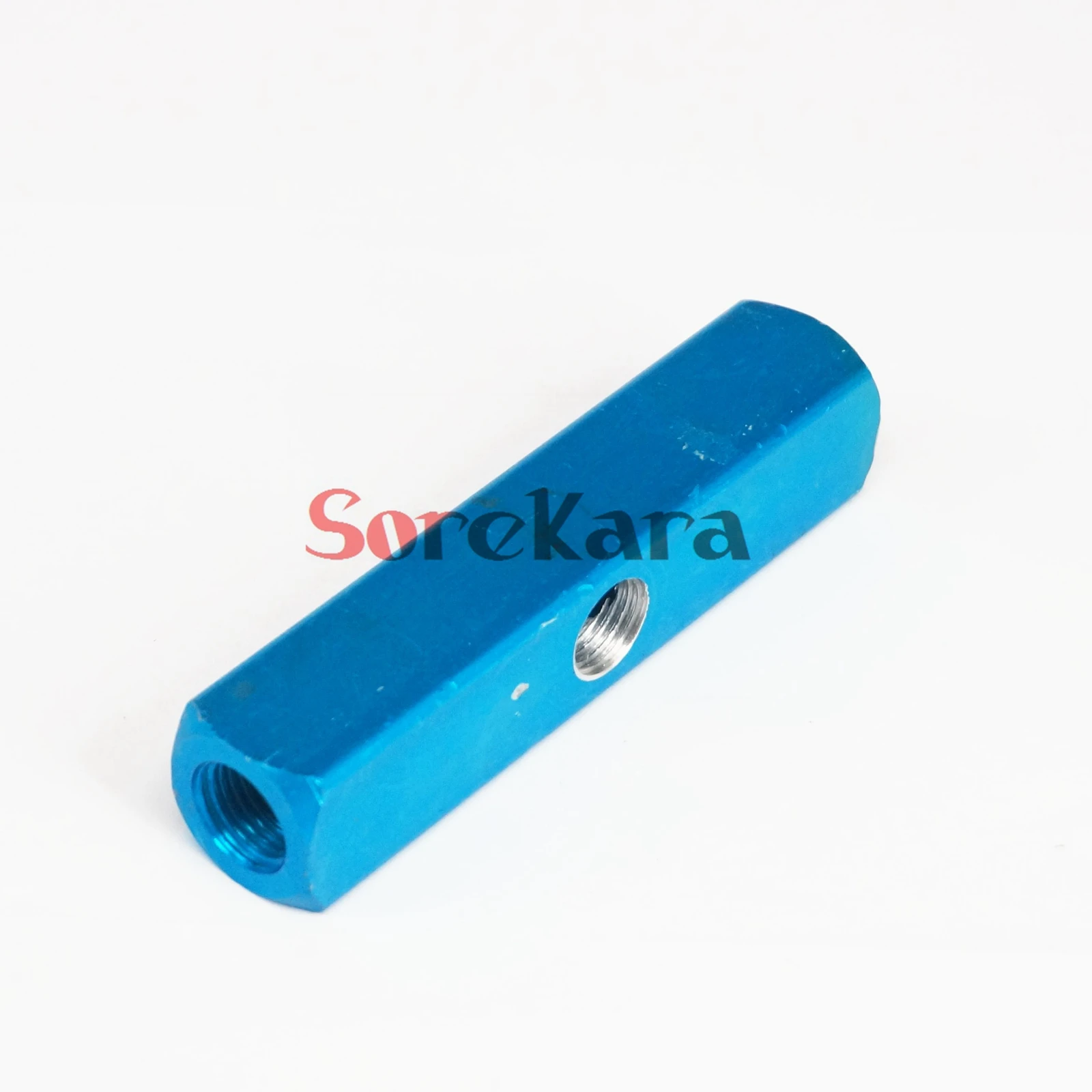 Air Compressor 1/4" BSPP 3 Way Aluminum Quick Connector Air Hose Manifold Block Splitter Light Blue for air cylinder systems
Air Compressor 1/4" BSPP 3 Way Aluminum Quick Connector Air Hose Manifold Block Splitter Light Blue for air cylinder systems