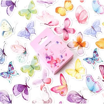 46Pcs/lot Creative Cute Color butterfly DIY Decoration Diary Scrapbooking Label Sticker Kawaii Stationery Children Gift
46Pcs/lot Creative Cute Color butterfly DIY Decoration Diary Scrapbooking Label Sticker Kawaii Stationery Children Gift