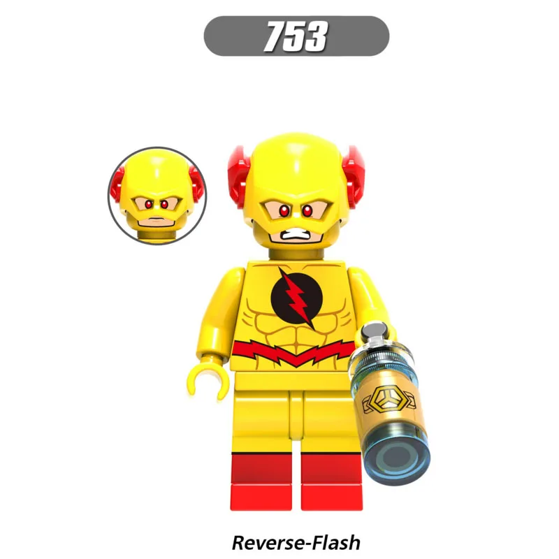 Single Sale Super Hero Star Wars 753 Reverse-Flash Model Mini Building Blocks Figure Bricks Toys gifts Compatible Legoed Ninjaed
Single Sale Super Hero Star Wars 753 Reverse-Flash Model Mini Building Blocks Figure Bricks Toys gifts Compatible Legoed Ninjaed