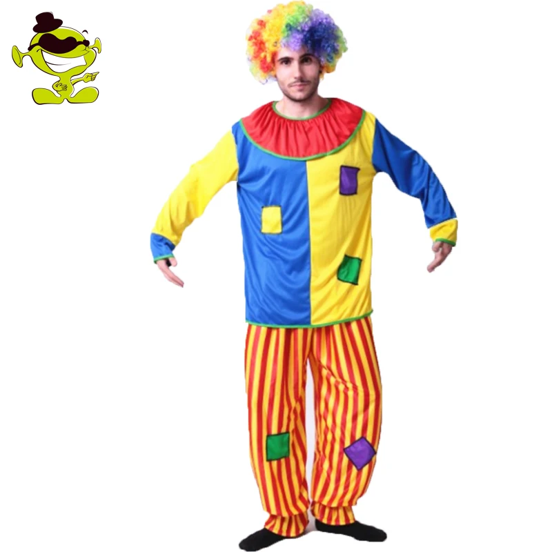 New funnyClown costume cosplay colorful clothing ugly wig joker clown For Halloween party Clown role play costumes
New funnyClown costume cosplay colorful clothing ugly wig joker clown For Halloween party Clown role play costumes