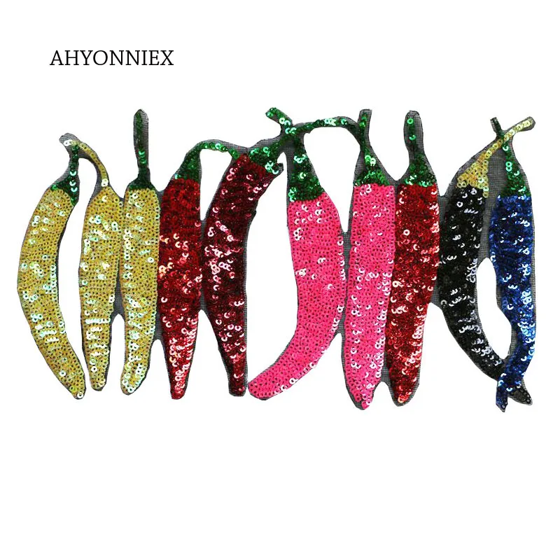 1 PCS Large Chilli Patch Sequin Embroidery Fashion Clothes Applique DIY Clothing Decoration Iron On Sequins Patches for Clothes
1 PCS Large Chilli Patch Sequin Embroidery Fashion Clothes Applique DIY Clothing Decoration Iron On Sequins Patches for Clothes