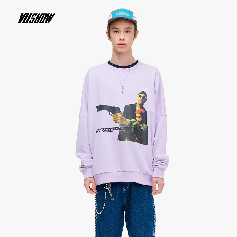 VIISHOW Streetwear Printed Purple Men's Sweatshirt Brand 100% Cotton Sudaderas Para Hombre 2019 New Sweatshirts Men WD1012191
VIISHOW Streetwear Printed Purple Men's Sweatshirt Brand 100% Cotton Sudaderas Para Hombre 2019 New Sweatshirts Men WD1012191