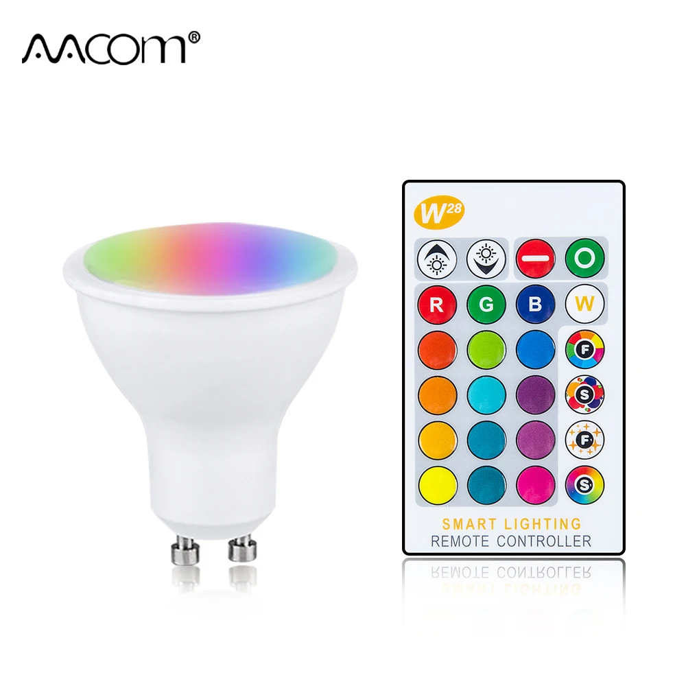 Magic RGB LED Light Bulb GU10 E27 AC85-265V Smart Lighting Lamp Color Change Dimmable With IR Remote Controller 5W 10W 15W Light
Magic RGB LED Light Bulb GU10 E27 AC85-265V Smart Lighting Lamp Color Change Dimmable With IR Remote Controller 5W 10W 15W Light