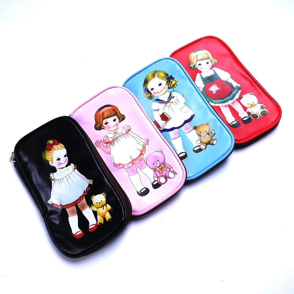 Vintage PU Leather Pen Pencil Case Cartoon Pattern Bag Stationery Girl Student Cosmetic Coin Purse 1PC
Vintage PU Leather Pen Pencil Case Cartoon Pattern Bag Stationery Girl Student Cosmetic Coin Purse 1PC