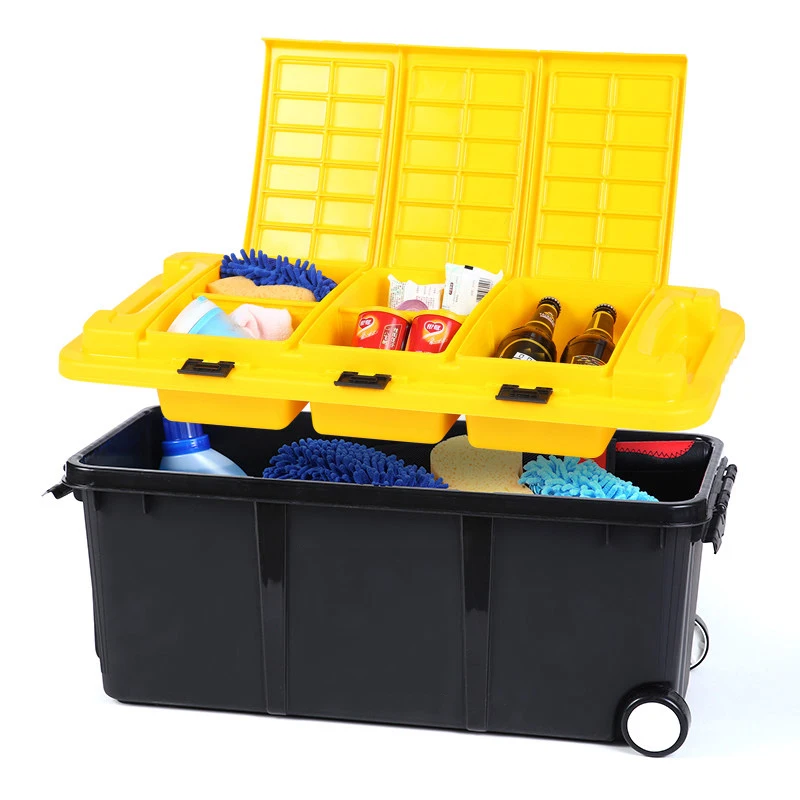 Autofans 75L Plastic Auto Trunk Storage Box Independent Cabinet Boot Organizer Wheel Car Trunk Container Boot Trolley Box S11
Autofans 75L Plastic Auto Trunk Storage Box Independent Cabinet Boot Organizer Wheel Car Trunk Container Boot Trolley Box S11