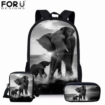 FORUDESIGNS Elephant School Bag for Boys Girls Backpack Sets Kids Bookbag Zoo Animal Print Primary Students School Shoulder Bag
FORUDESIGNS Elephant School Bag for Boys Girls Backpack Sets Kids Bookbag Zoo Animal Print Primary Students School Shoulder Bag