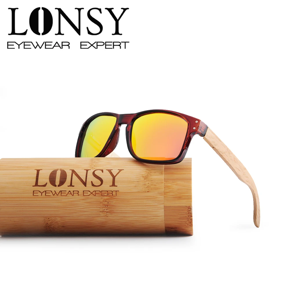 LONSY Wood Sunglasses Polarized Wooden Glasses UV400 Bamboo Sunglasses Brand Wooden Sun Glasses LS5026
LONSY Wood Sunglasses Polarized Wooden Glasses UV400 Bamboo Sunglasses Brand Wooden Sun Glasses LS5026
