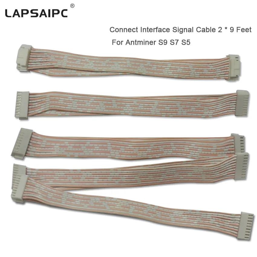 Lapsaipc miner Connect Interface Signal Cable For Antminer S9 S7 T9 L3+ Antminer machine communication Spacing 2.0mm * 155mm
Lapsaipc miner Connect Interface Signal Cable For Antminer S9 S7 T9 L3+ Antminer machine communication Spacing 2.0mm * 155mm