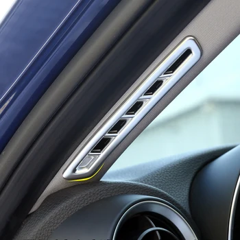 For Alfa Romeo Giulia 2017 2018 Interior Front A Pillar Post Air Vent Cover Trim ABS Matte 2pcs car styling accessories
For Alfa Romeo Giulia 2017 2018 Interior Front A Pillar Post Air Vent Cover Trim ABS Matte 2pcs car styling accessories