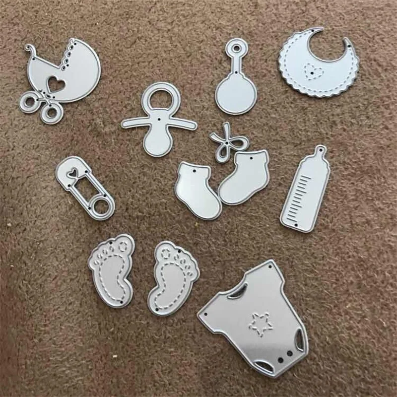 Swovo 12PC Baby supplies collection Metal Cutting Dies DIY Etched Dies Craft Paper Card Making Scrapbooking Embossing
Swovo 12PC Baby supplies collection Metal Cutting Dies DIY Etched Dies Craft Paper Card Making Scrapbooking Embossing