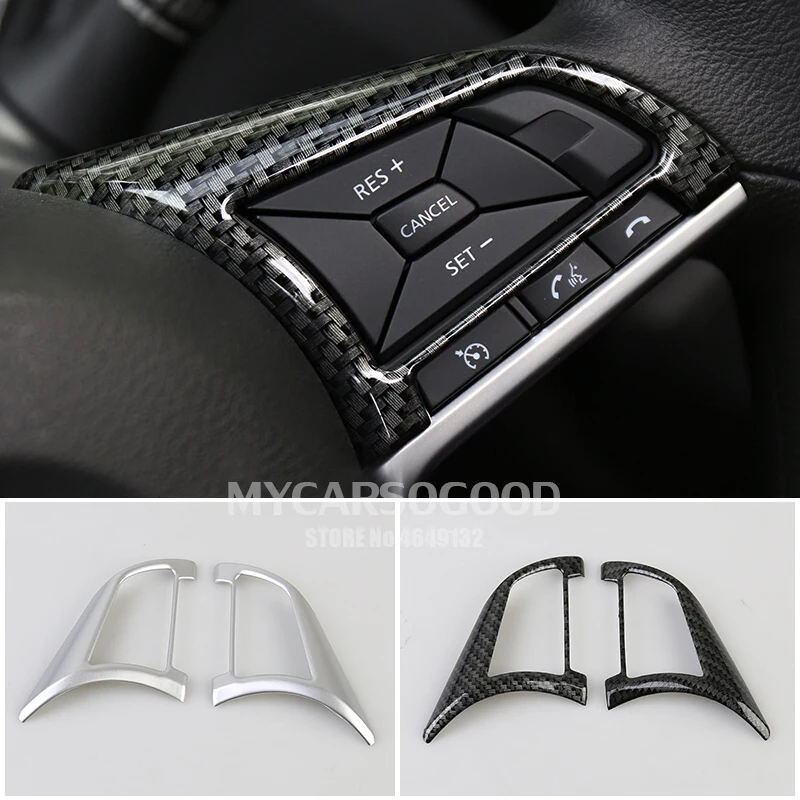 2018 2019 For Nissan NOTE Interior Steering Wheel Button Cover Trim Carbon fiber style ABS Matte Car Styling Accessories sticker
2018 2019 For Nissan NOTE Interior Steering Wheel Button Cover Trim Carbon fiber style ABS Matte Car Styling Accessories sticker