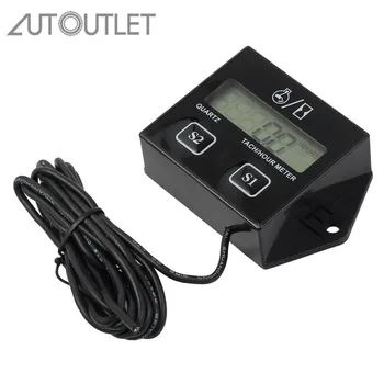 AUTOUTLET Motorcycle Racing LCD Digital Engine Tachometer Tach Hour Meter Gauge for Motorcycle Car Motor Stroke Engine Gauge
AUTOUTLET Motorcycle Racing LCD Digital Engine Tachometer Tach Hour Meter Gauge for Motorcycle Car Motor Stroke Engine Gauge