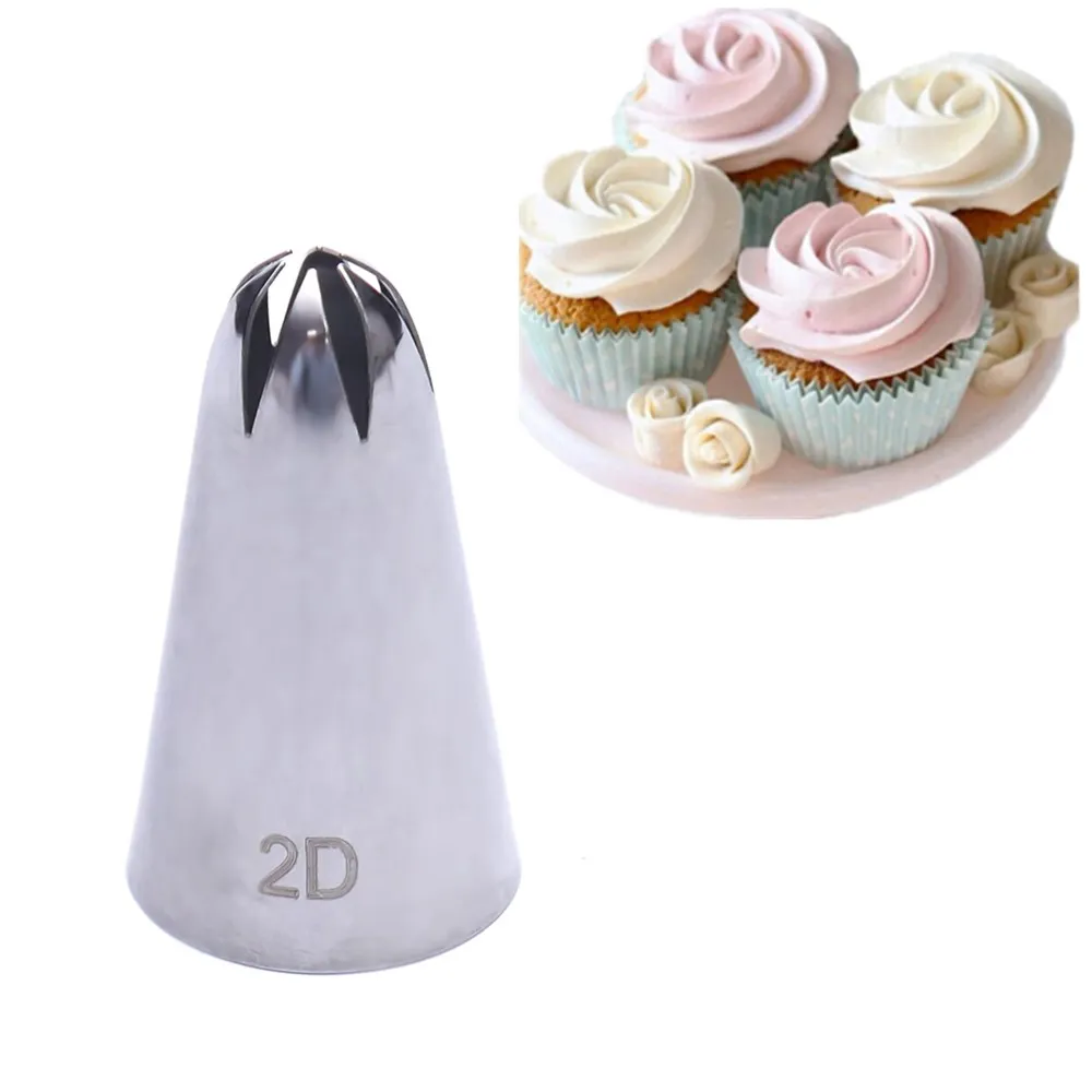 #2D Large Size Rose Flower Cupcake Fondant Sugar Cake Tools Icing Tips Cupcake Nozzles Baking Pastry Decorations Tips Bakeware
#2D Large Size Rose Flower Cupcake Fondant Sugar Cake Tools Icing Tips Cupcake Nozzles Baking Pastry Decorations Tips Bakeware