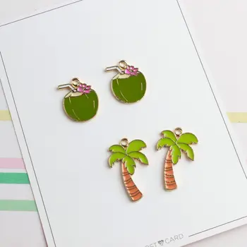 20pcs/lot New Arrival DIY Jewelry Accessories Fruit Coconut Palm Charm Pendants for Bracelet Necklace Making
20pcs/lot New Arrival DIY Jewelry Accessories Fruit Coconut Palm Charm Pendants for Bracelet Necklace Making