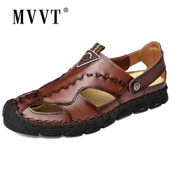 2020 New Genuine Leather Sandals Men Summer Shoes Lightweight Comfort Men Beach Sandals Leather Men Shoes Plus Size
2020 New Genuine Leather Sandals Men Summer Shoes Lightweight Comfort Men Beach Sandals Leather Men Shoes Plus Size