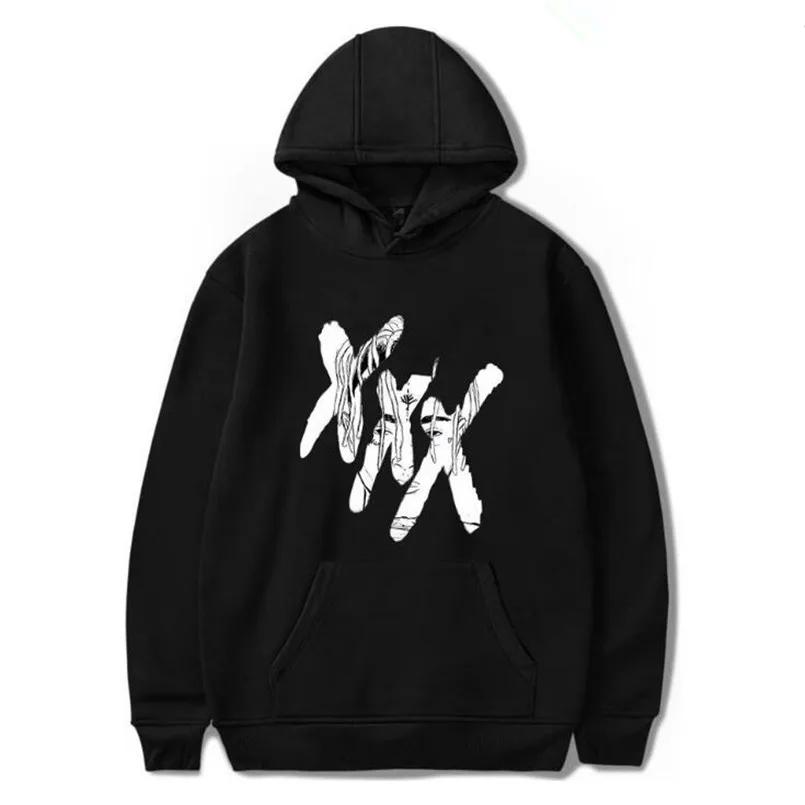 XXXTentacion толстовки для мужчин/женщин Повседневный пуловер уличная Толстовка Sudadera