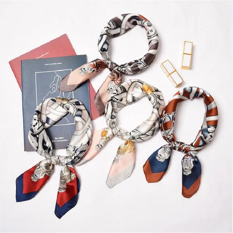 60*60cm 2018 New Luxury Brand Chain Tassel Print Women Twill Silk Scarf Small Square Scarves Fashion Hijab Headband Neck Tie
60*60cm 2018 New Luxury Brand Chain Tassel Print Women Twill Silk Scarf Small Square Scarves Fashion Hijab Headband Neck Tie